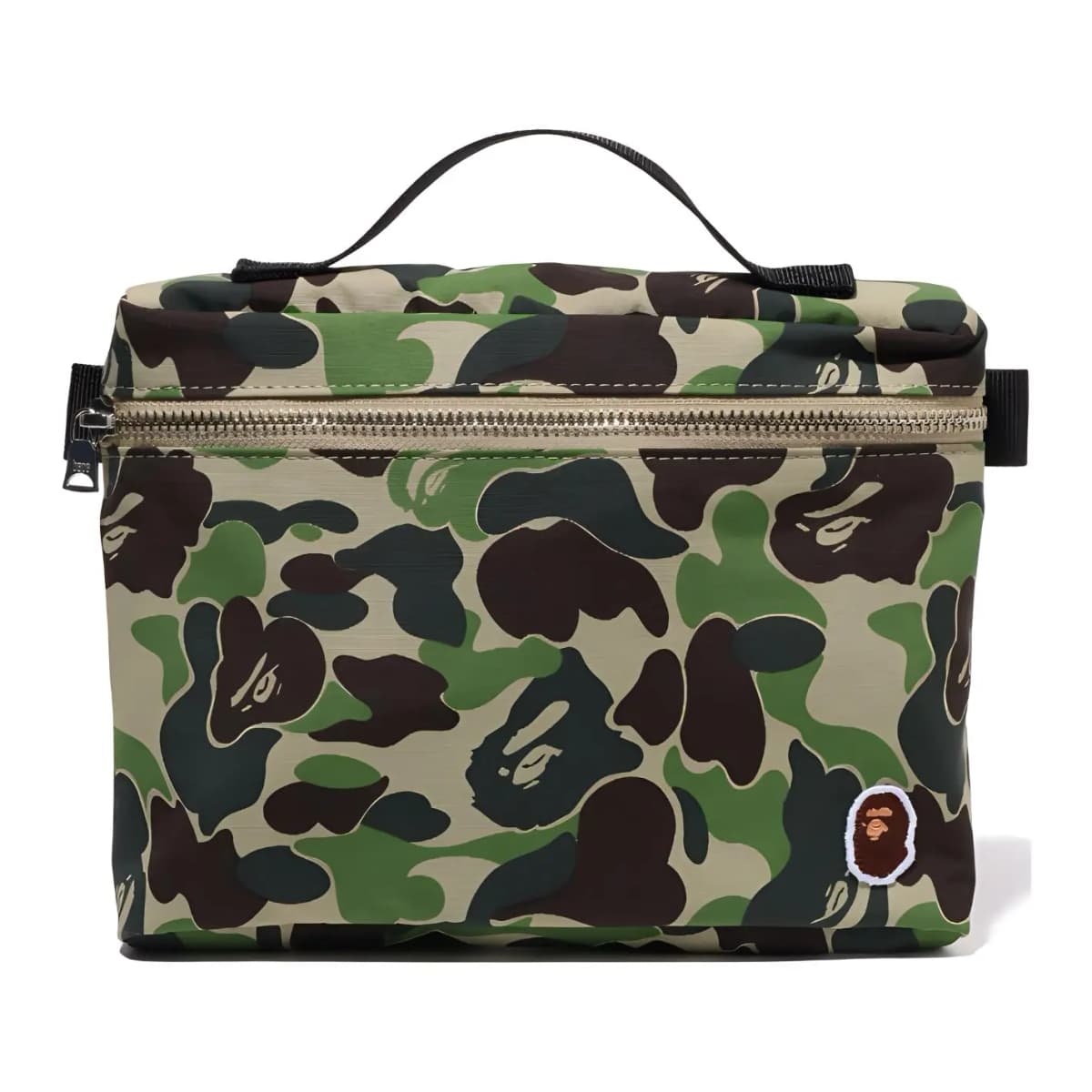 A BATHING APE ABC CAMO Makiyaj Çantası Göy/Çəhrayı/Yaşıl