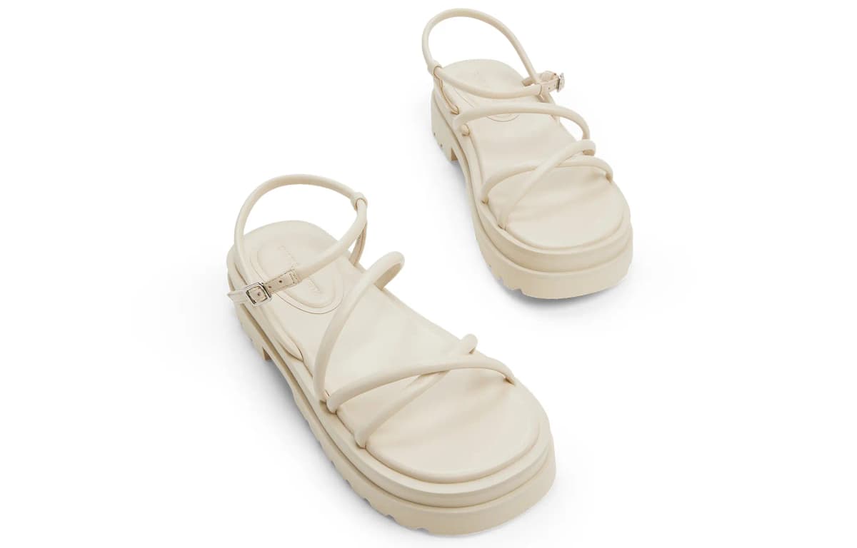 CHARLES&KEITH Ck One Qadın Sandalı Gümüşü 8