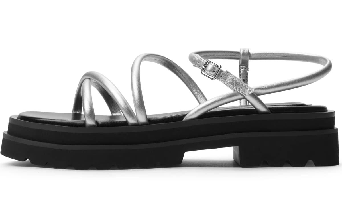 CHARLES&KEITH Ck One Qadın Sandalı Gümüşü
