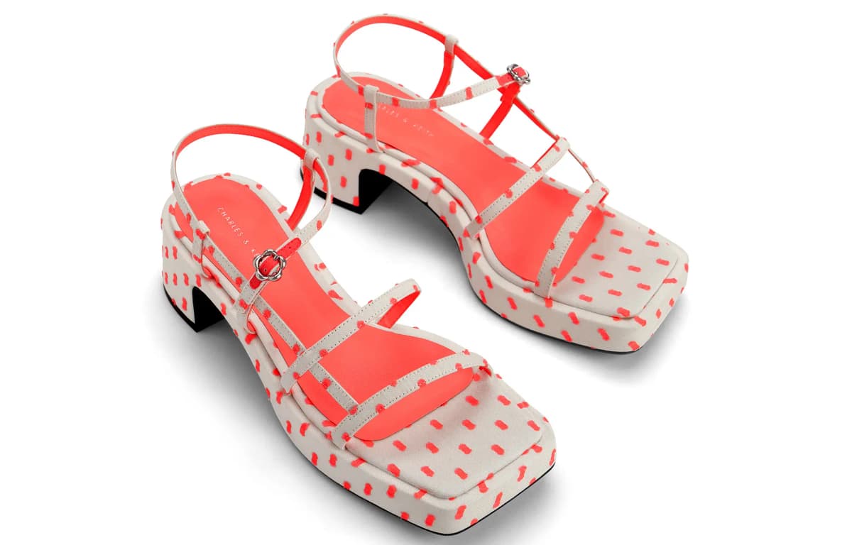 CHARLES&KEITH Qadın Sandalet Çəhrayı 2