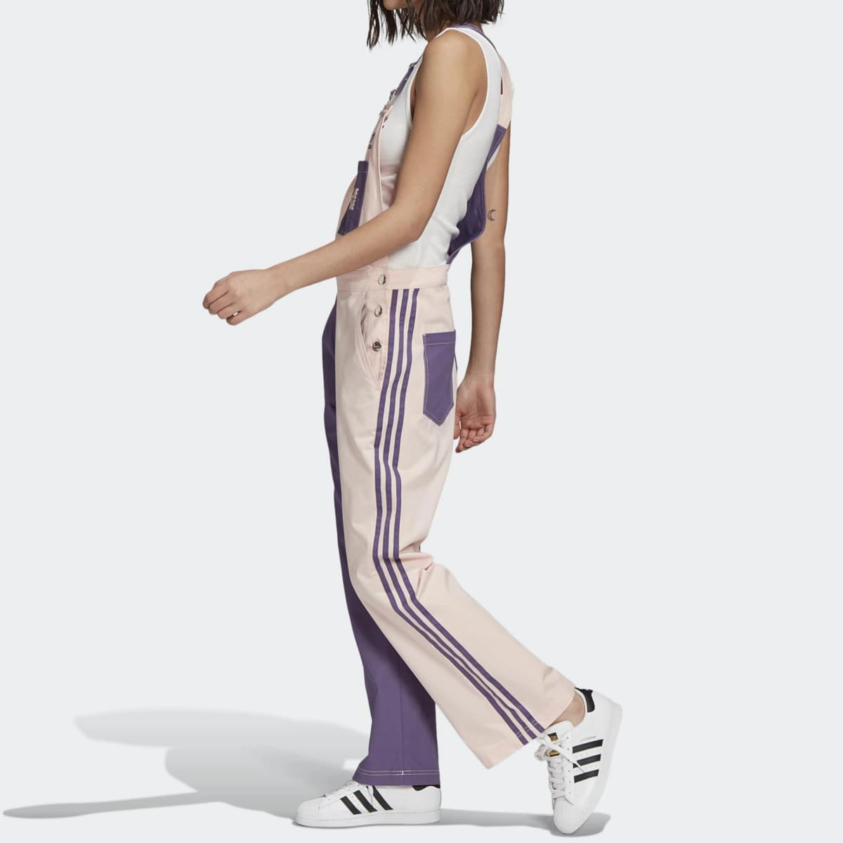Mr Doodle X Adidas Originals Qadın Kombinezonu Çəhrayı/Bənövşəyi 5