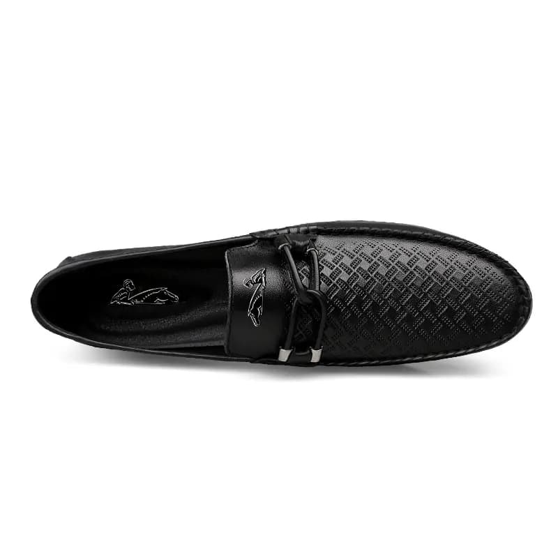 British Knight Classic Versatile Soft Comfortable Driving Shoes Men's Black 4