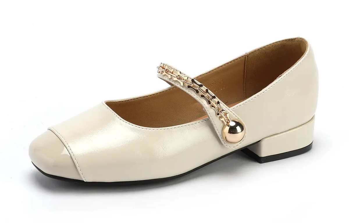 Mulinsen Chunky Heel Mary Jane Shoes Women's 8