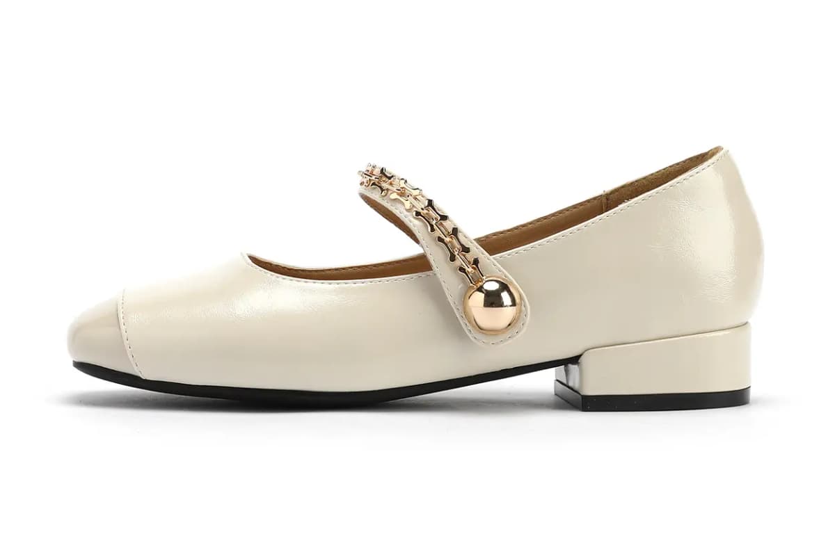 Mulinsen Chunky Heel Mary Jane Shoes Women's 7