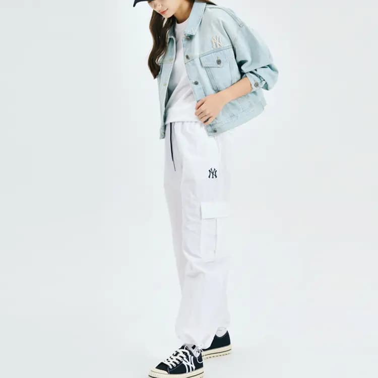 MLB Denim Pencək Unisex Göy 5