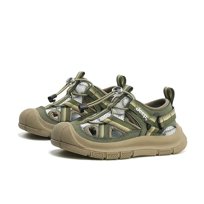 Jeep Soft Sole Comfortable Closed Toe Beach Anti Slip And Wear Resistant Lightweight Children's Sandals Kids' 9