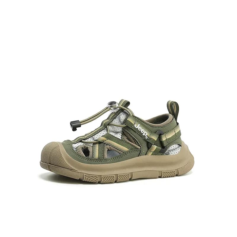 Jeep Soft Sole Comfortable Closed Toe Beach Anti Slip And Wear Resistant Lightweight Children's Sandals Kids' 8
