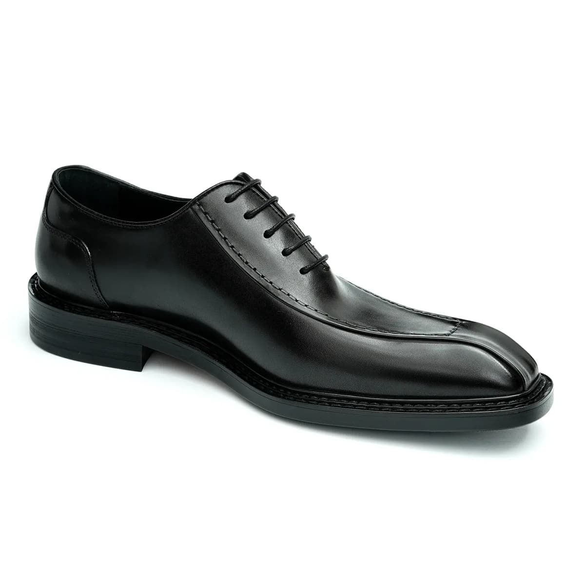ASTON M.JAZZ Cow Leather Stitching Pointed Toe Groom Wedding Business British Formal Leather Shoes Men's 11
