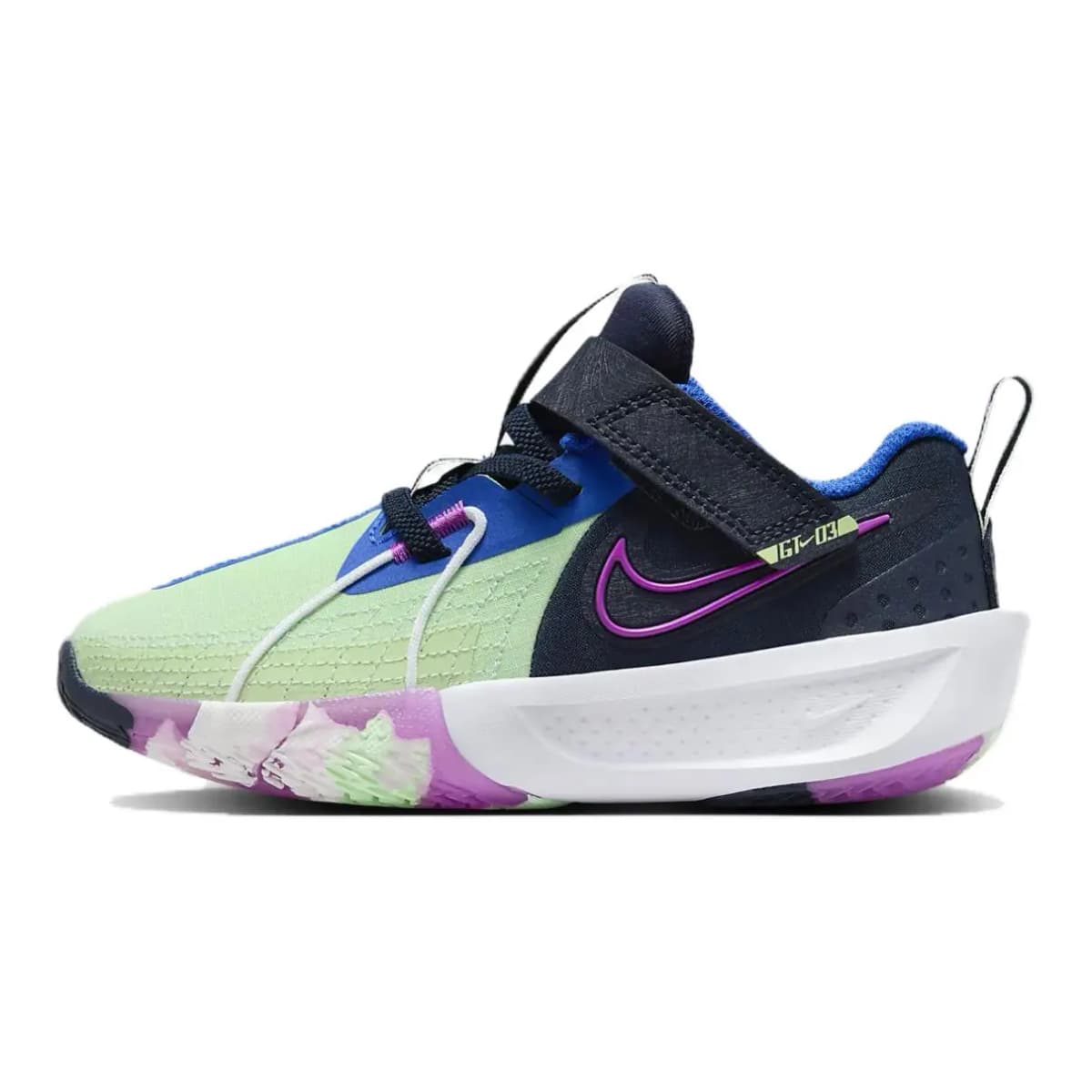 Nike Air Zoom G.T. Cut 3 Uşaq Basketbol Ayaqqabısı Yaşıl/Mavi