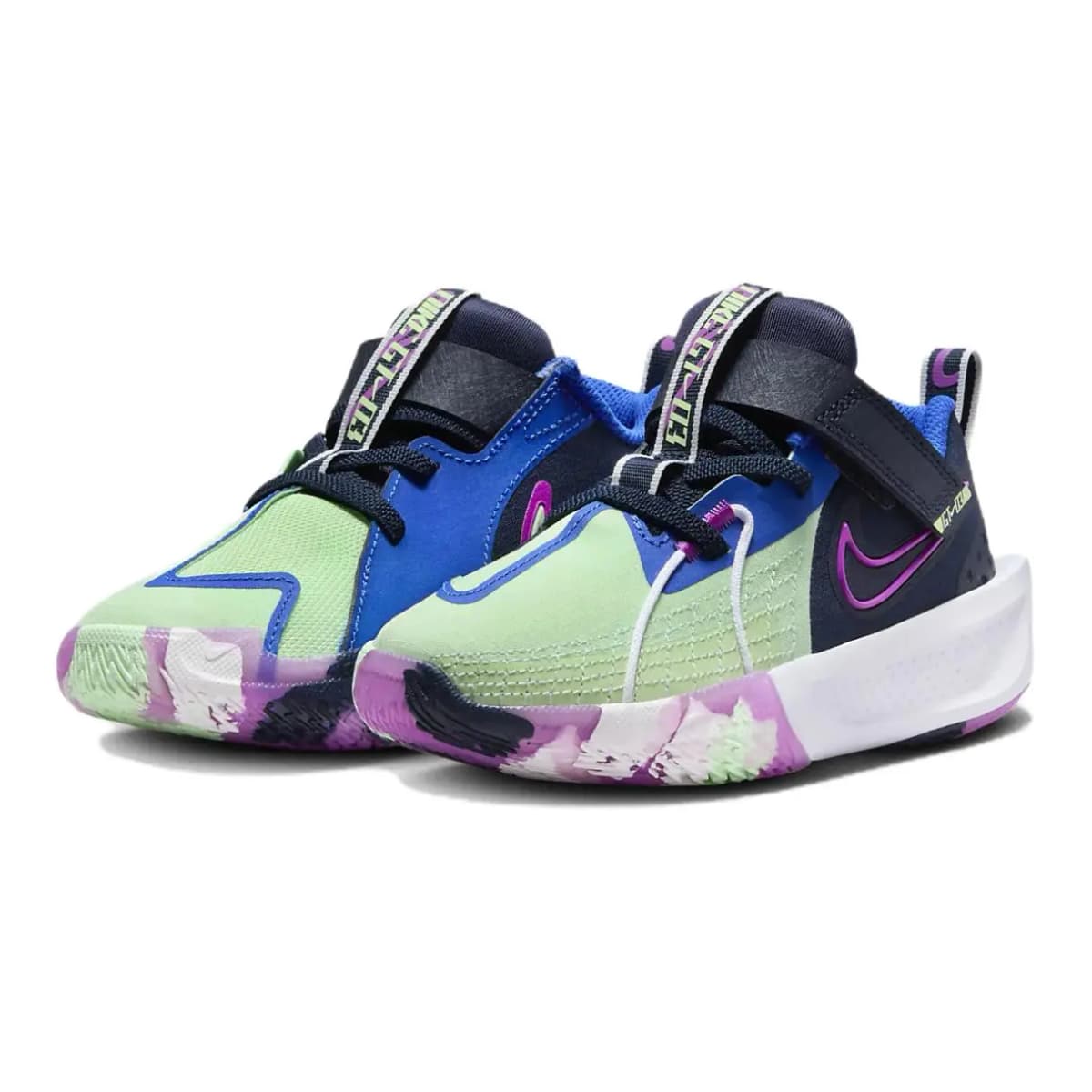 Nike Air Zoom G.T. Cut 3 Uşaq Basketbol Ayaqqabısı Yaşıl/Mavi 3