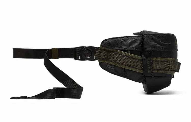 Nike Polyester With Nylon Sling Bags One Shoulder Crossbody Fanny Pack Regular Unisex Black 2