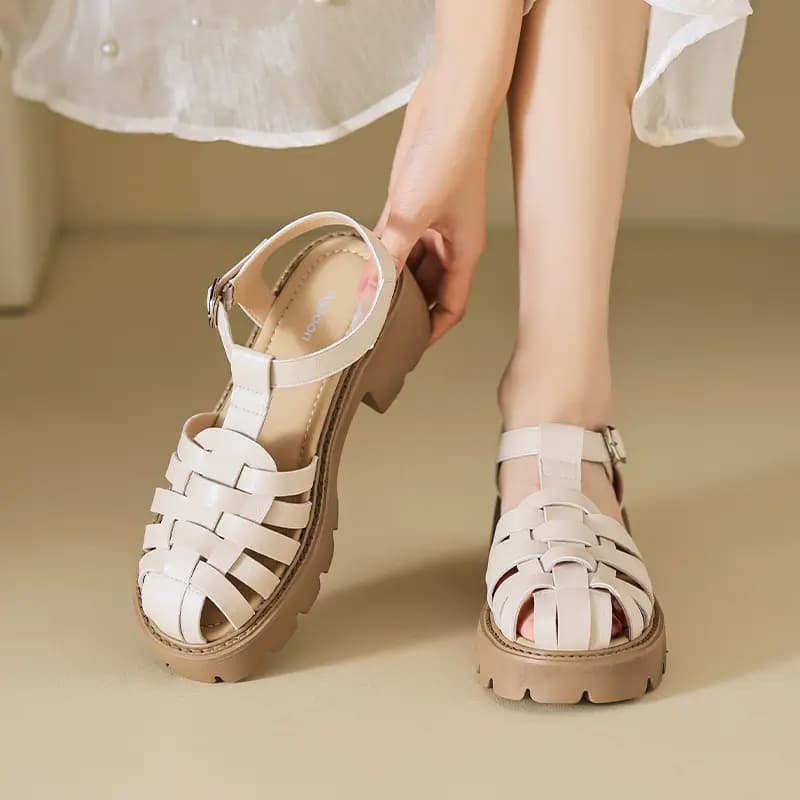 AGSDON Roman Sandals 5.5cm Women's 7