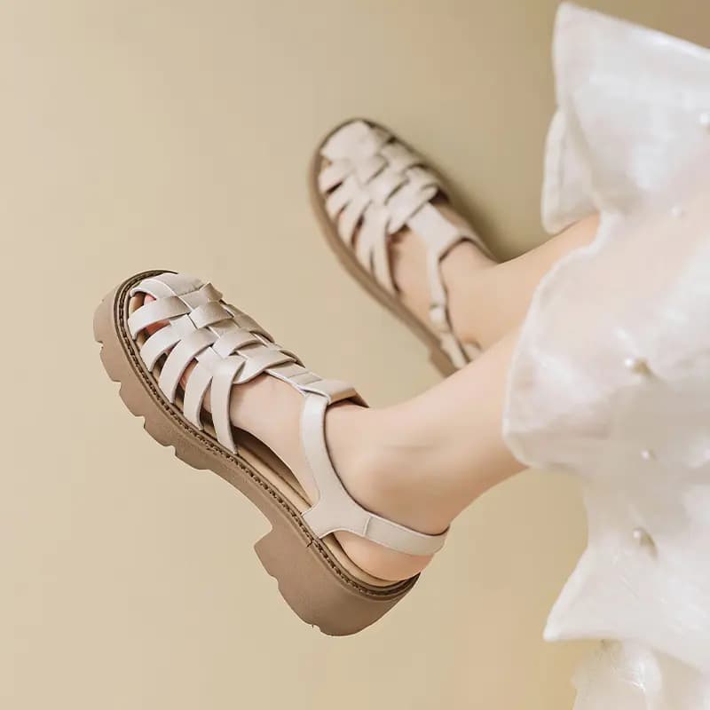 AGSDON Roman Sandals 5.5cm Women's 6