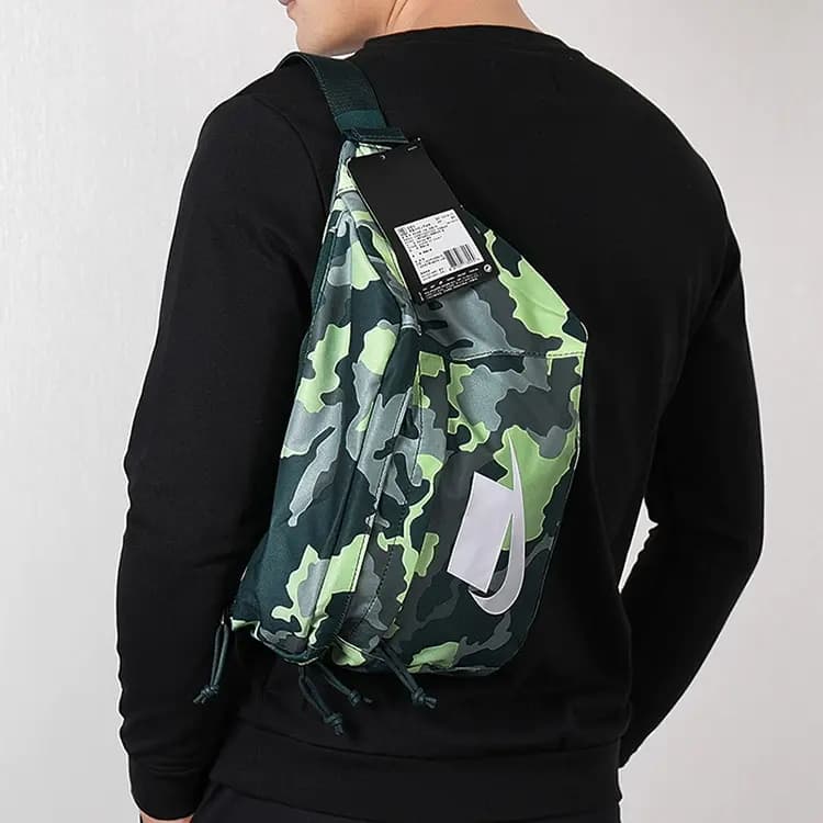 Nike Polyester Fanny Pack Regular Unisex Camouflage Green 5