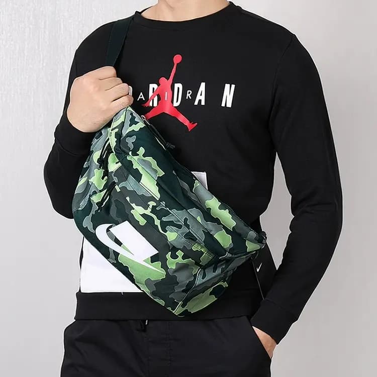 Nike Polyester Fanny Pack Regular Unisex Camouflage Green 4
