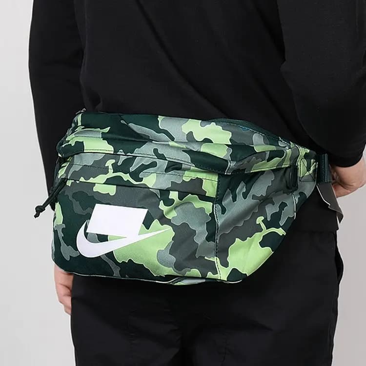 Nike Polyester Fanny Pack Regular Unisex Camouflage Green 6