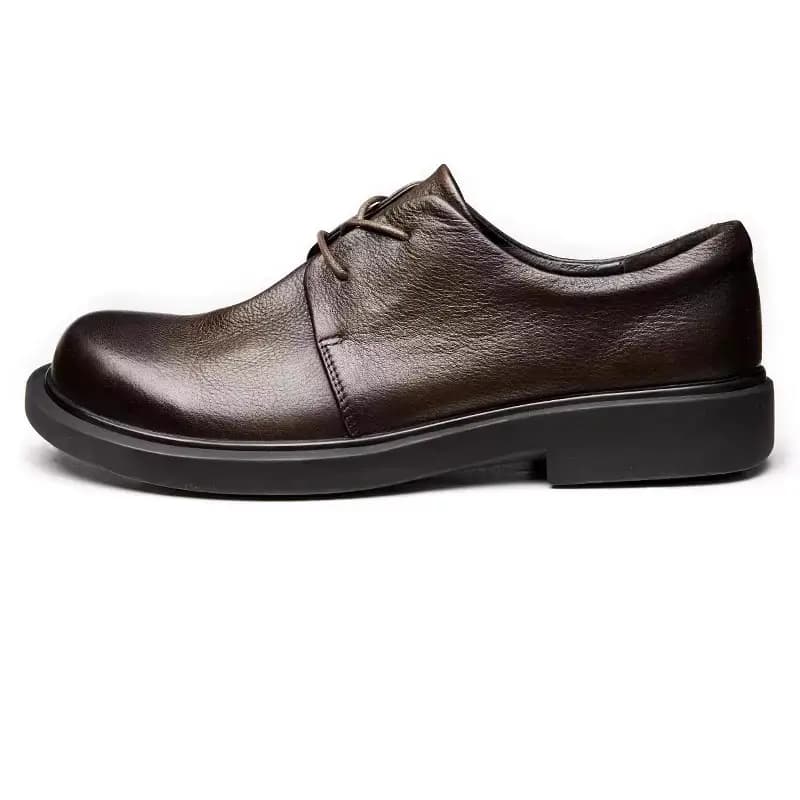 Brounvanm Top Layer Cowhide Fashion Comfortable Business Dress Shoes Men's Black 12