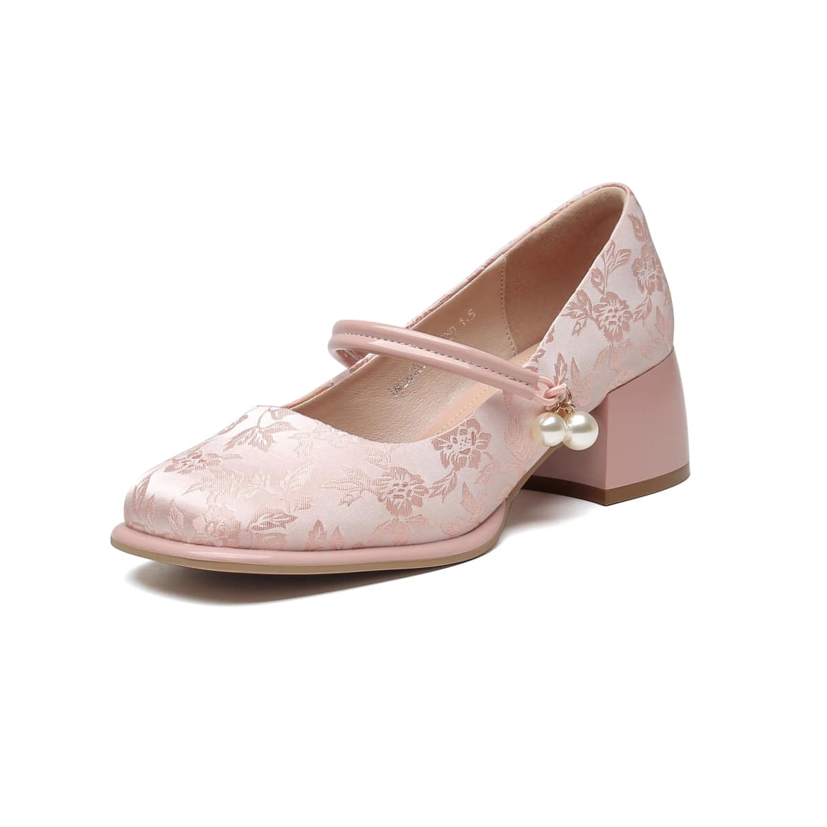 DUSTO PU Block Heel Mary Jane Shoes Qadın 12