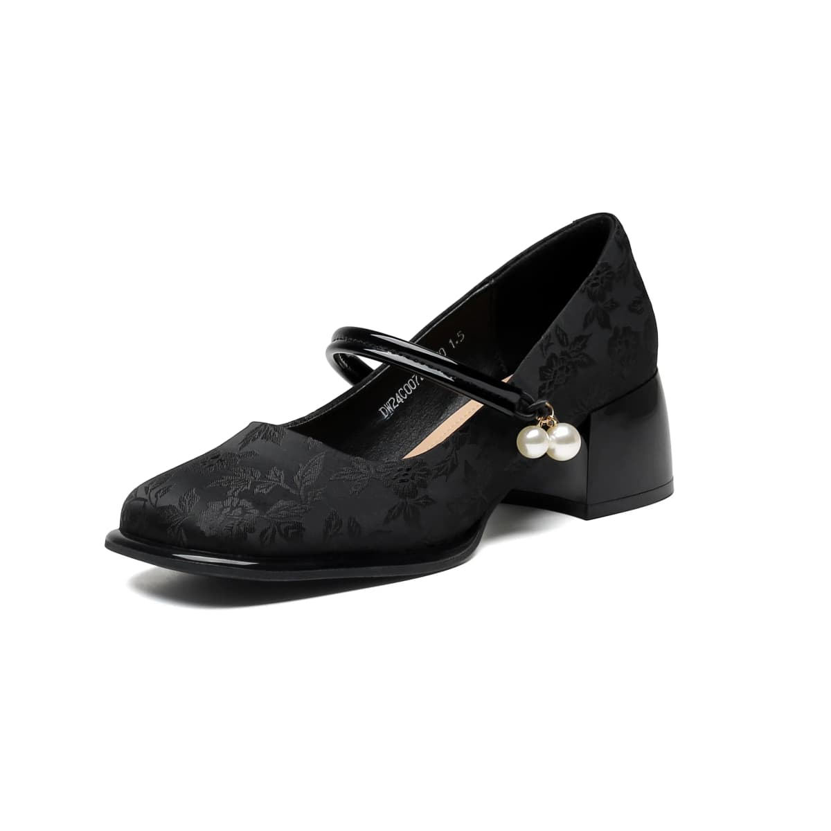 DUSTO PU Block Heel Mary Jane Shoes Qadın 2