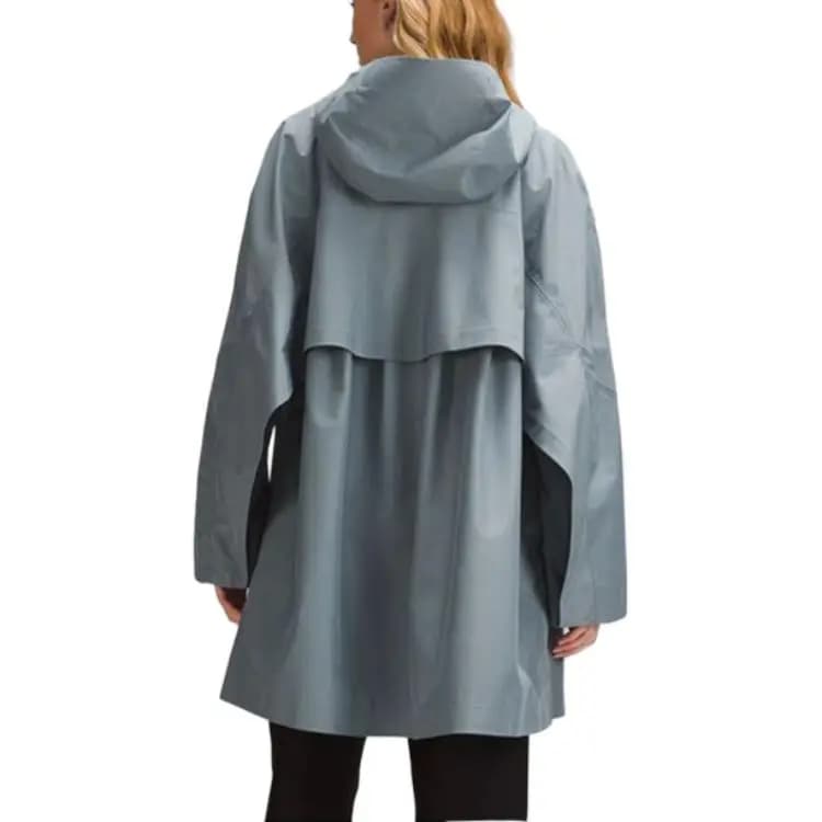 lululemon Mid-Length Hooded Trench Coat Qadın 4