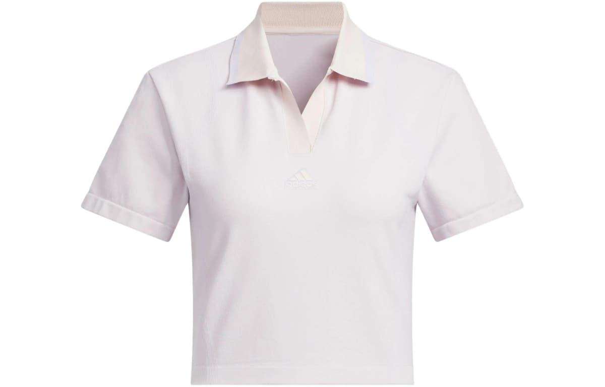 adidas SEAMLESS Qadın Polo Köynəyi Bənövşəyi/Çəhrayı
