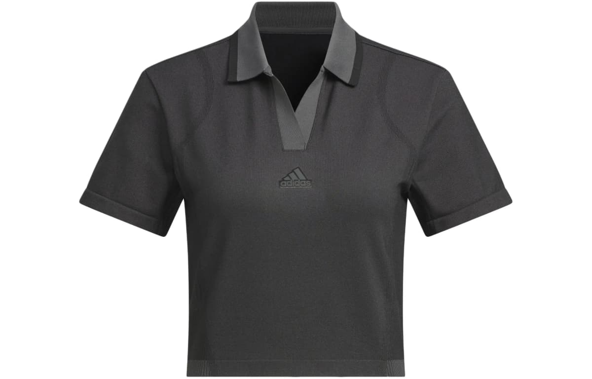 adidas SEAMLESS Polo Köynək Qadın Tünd Boz