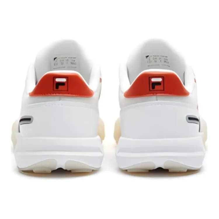FILA KIDS Anti Kick And Wear Resistant Low Top Kids' Running Shoes White Red Teenagers 4