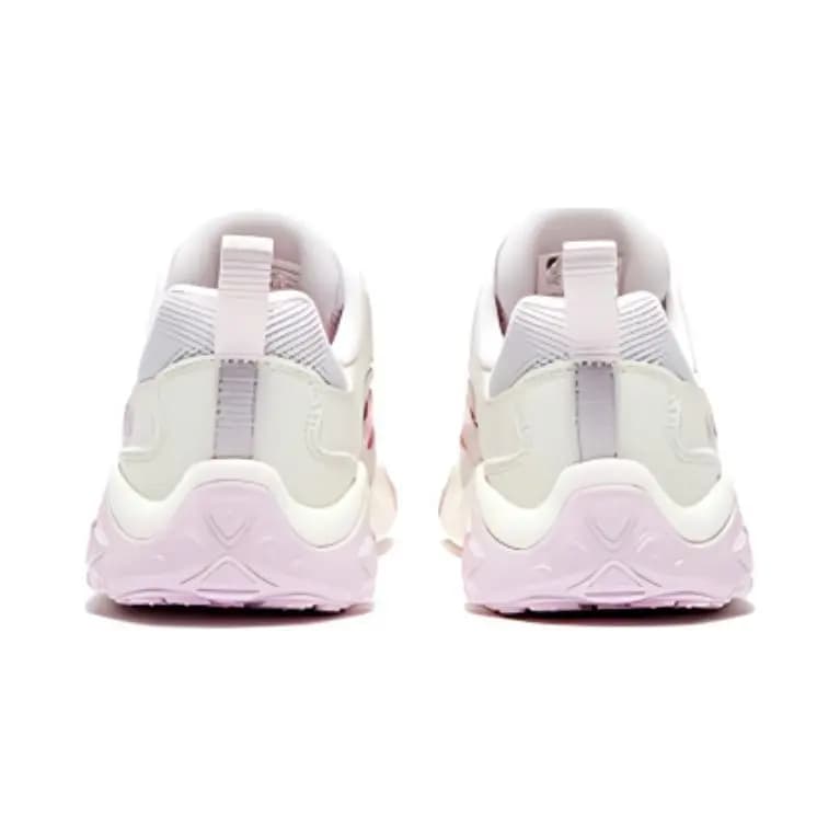 FILA KIDS Anti-Slip Wear-Resistant Low-Top Kids' Outdoor Shoes Lilac Gray Milk White Children Aged 3-7 Years Old 4
