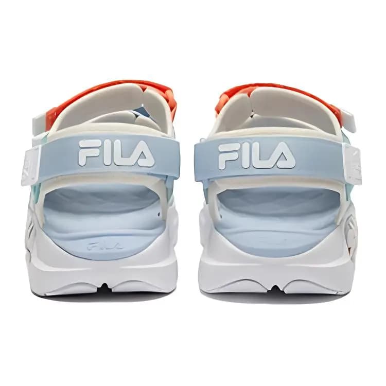 Kids FILA KIDS Fashion Versatile Slip-Resistant Wear-Resistant Kids' Sandals Cream White-Water Green 4