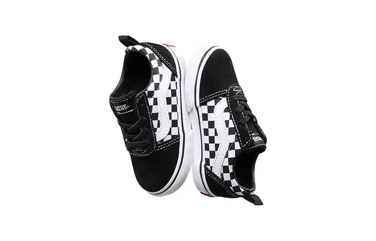 Vans Slip on Körpə Ayaqqabısı Qara/Ağ 3