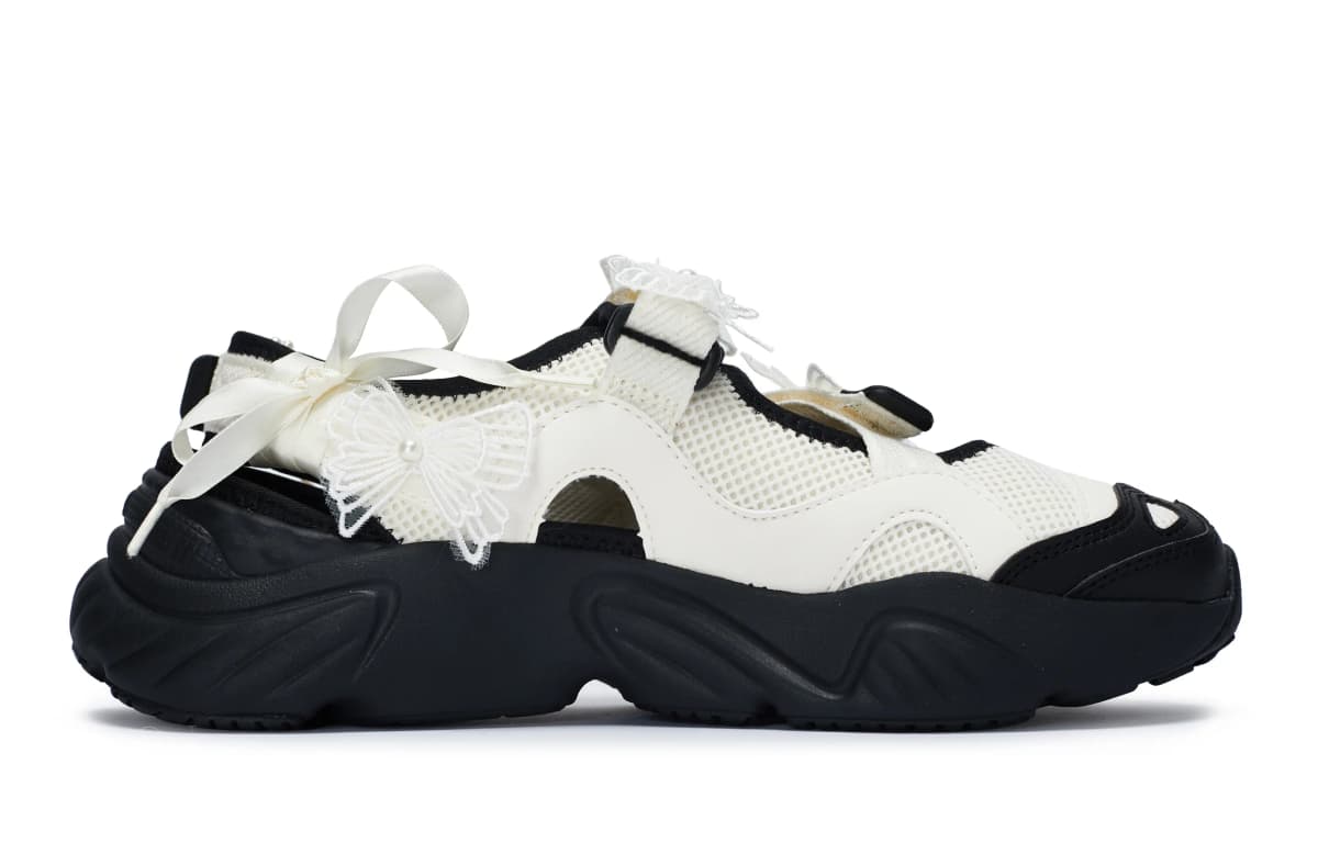 FILA FUSION Conch Beach Sandals Qadın Ağ/Qara 3