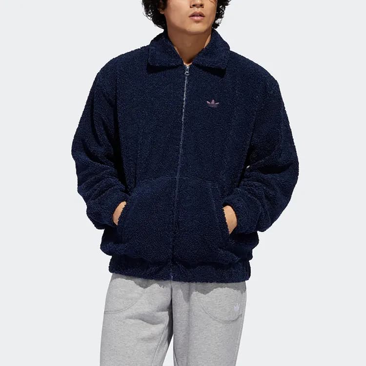Adidas Originals Velvet Jackets Men College Navy 3