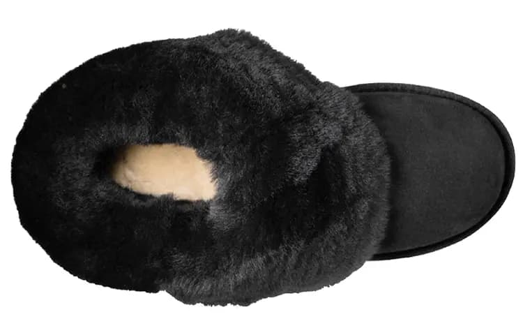 UGG Classic Bling Button Qadın Çəkməsi Qara 5