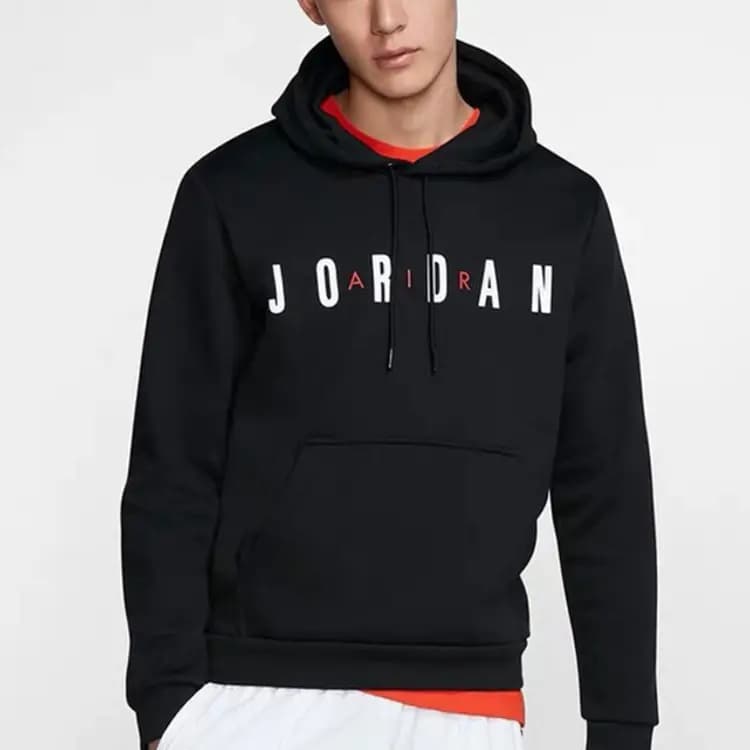 Jordan Kişi Kapüşonlu Sweatshirt Qara 4