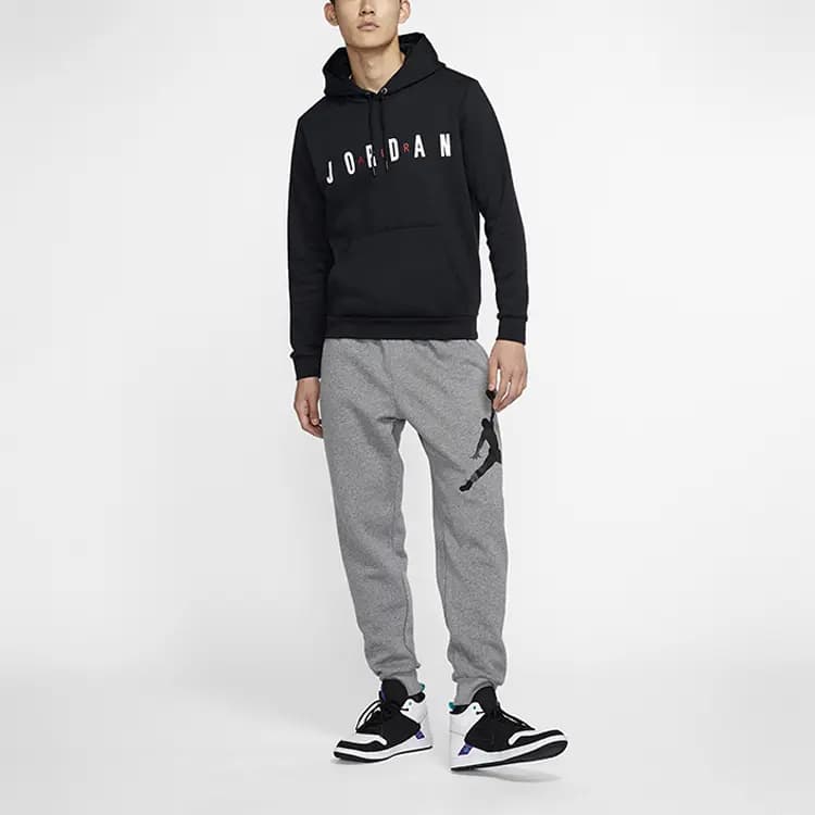 Jordan Kişi Kapüşonlu Sweatshirt Qara 3