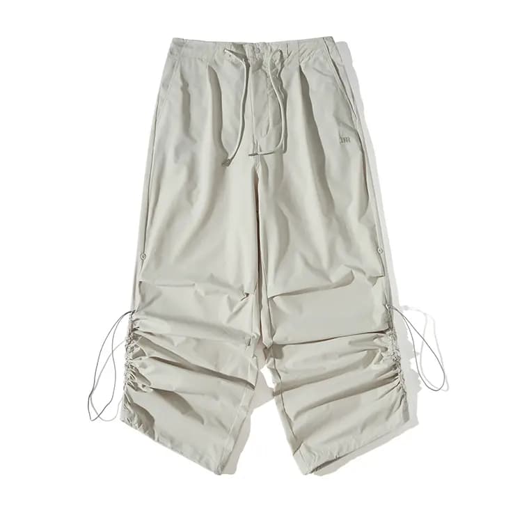 NOTHOMME Mountain Outdoor Hiking Moisture-Wicking Adjustable Parachute Pants Relaxed Fit Solid Color Casual Pants Unisex 21
