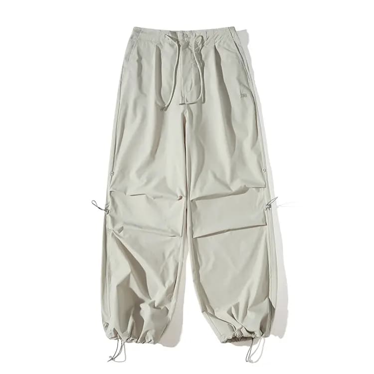 NOTHOMME Mountain Outdoor Hiking Moisture-Wicking Adjustable Parachute Pants Relaxed Fit Solid Color Casual Pants Unisex 20