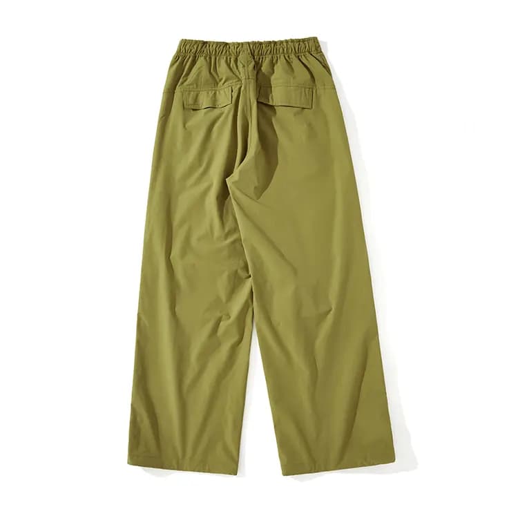 NOTHOMME Mountain Outdoor Hiking Moisture-Wicking Adjustable Parachute Pants Relaxed Fit Solid Color Casual Pants Unisex 7