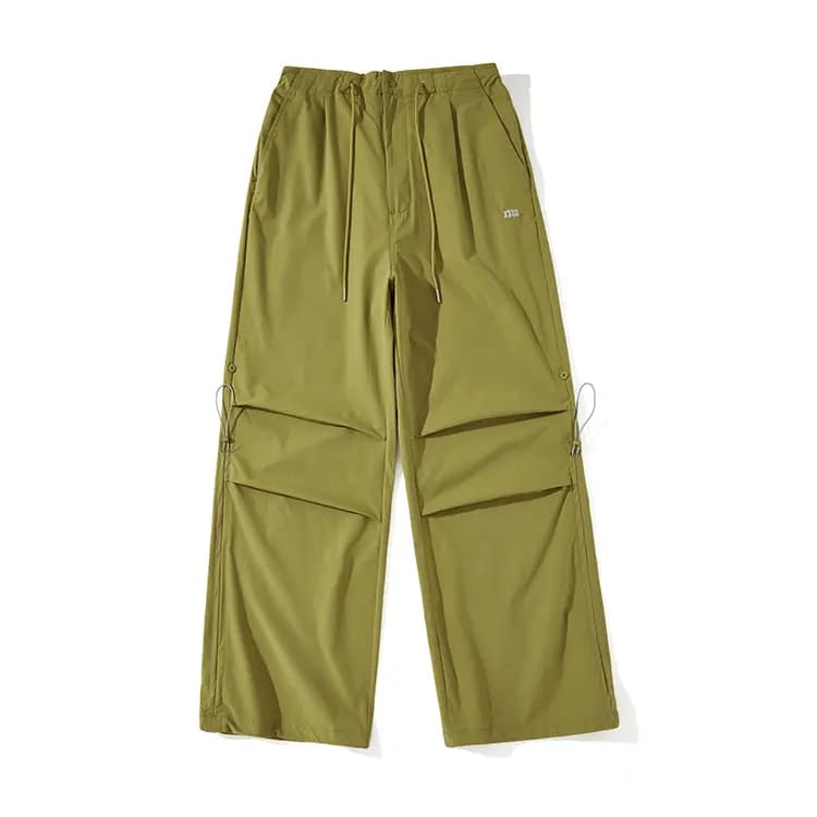 NOTHOMME Mountain Outdoor Hiking Moisture-Wicking Adjustable Parachute Pants Relaxed Fit Solid Color Casual Pants Unisex 5
