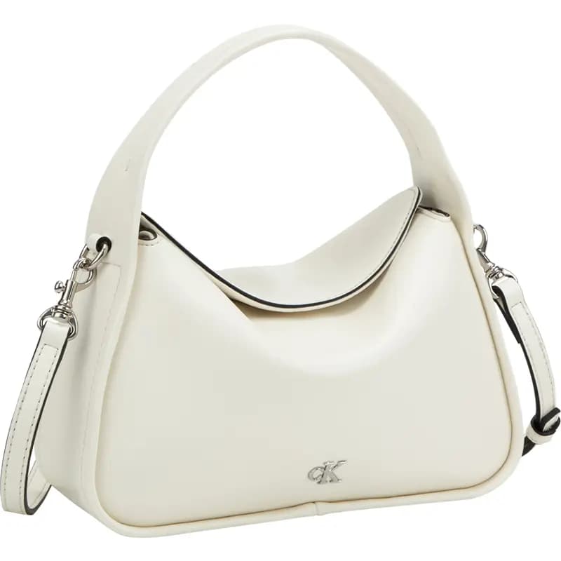 CALVIN KLEIN Crossbody Çanta Fil Dişi Ağ 2