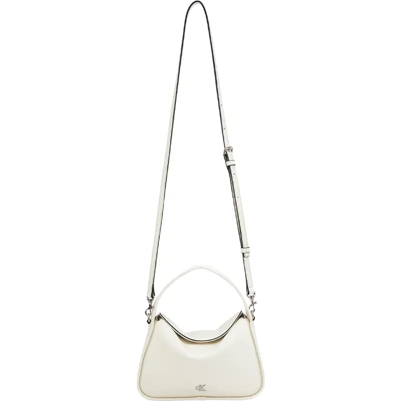 CALVIN KLEIN Crossbody Çanta Fil Dişi Ağ 4