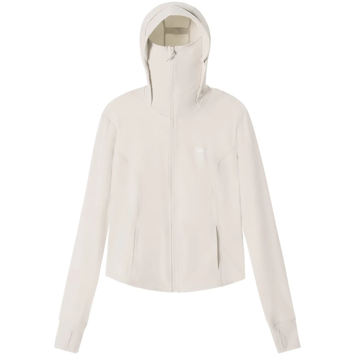 CAMEL Urban Tech Series Cool White Outdoor Cooling Breathable Original Yarn UPF50+ Sun Protection Jacket Women's 3