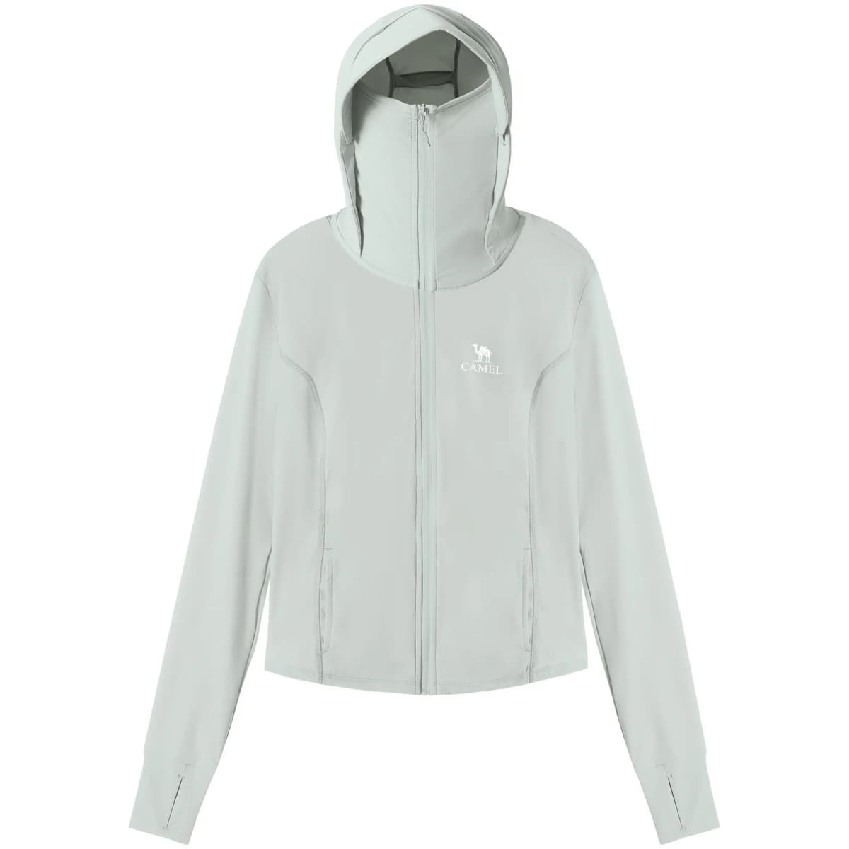 CAMEL Urban Tech Series Cool White Outdoor Cooling Breathable Original Yarn UPF50+ Sun Protection Jacket Women's 5