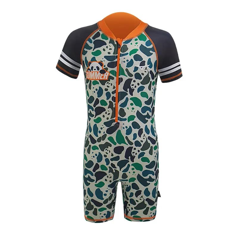 Mizuno Uşaq Üzgüçülük Kostyumu Kamuflaj