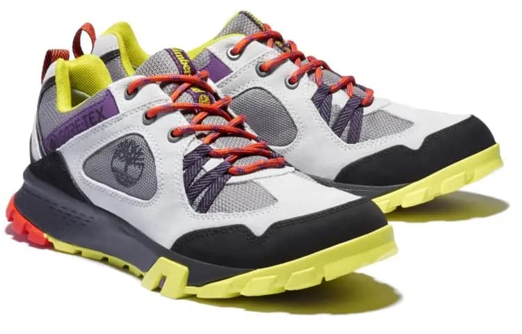 Timberland Garrison Trail Waterproof Low Hikers 'Gray Black Yellow' 2