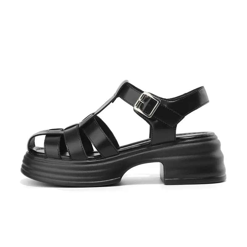 DAPHNE PU Roman Sandal Qadın
