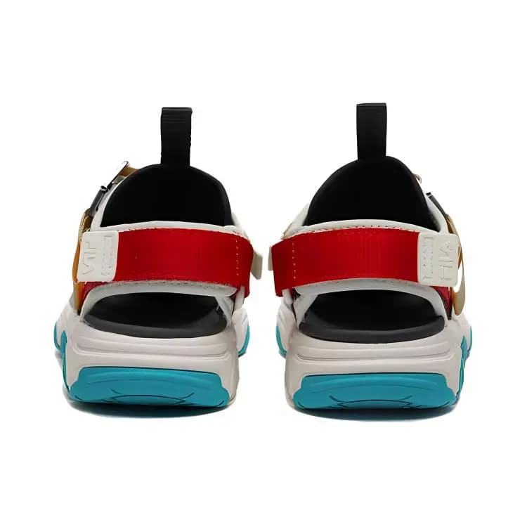 FILA KIDS Durable Breathable Lightweight Children's Sandals Black Milk White Children Aged 3-7 Years Old 5
