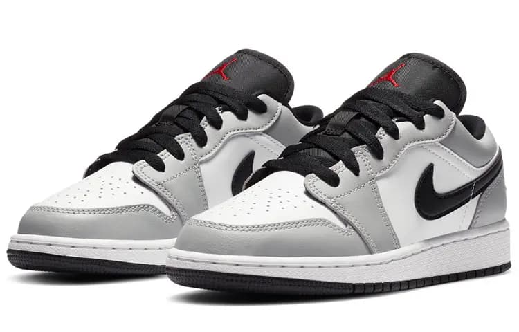 Jordan 1 Low 'Light Smoke Grey' GS 3