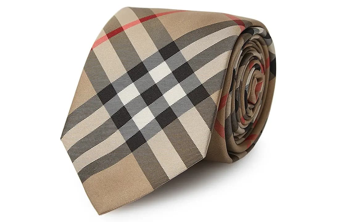 Burberry Classic Cut Check Tie 2