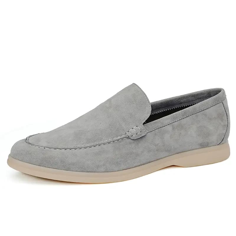 ASTON M.JAZZ Sheep Suede British Breathable Slip-On Loafers Men's 14